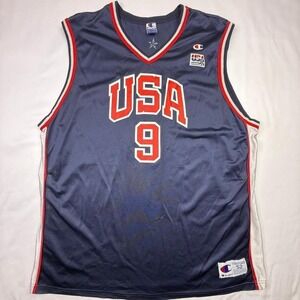Champion USA Basketball Jersey Number 9 Vince Carter 52 XXL Authentic Apparel